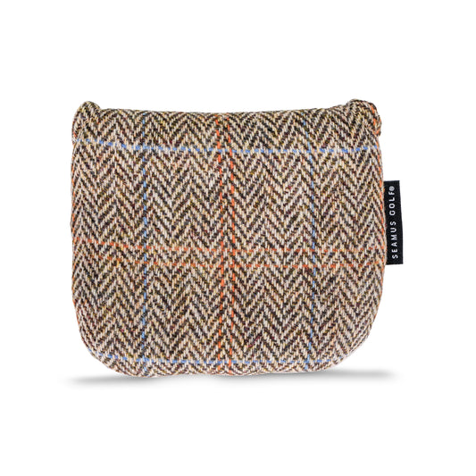 Harris Tweed Glen Plaid Mallet Putter Cover