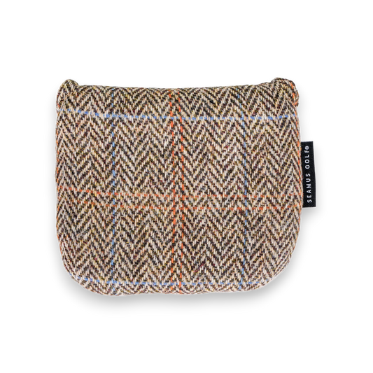 Harris Tweed Glen Plaid Mallet Putter Cover