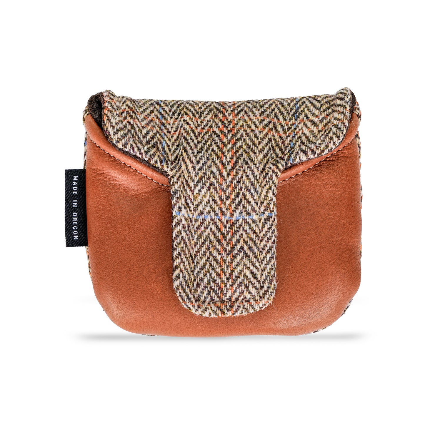 Harris Tweed Glen Plaid Mallet Putter Cover