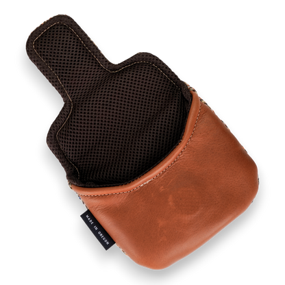 Harris Tweed Glen Plaid Mallet Putter Cover