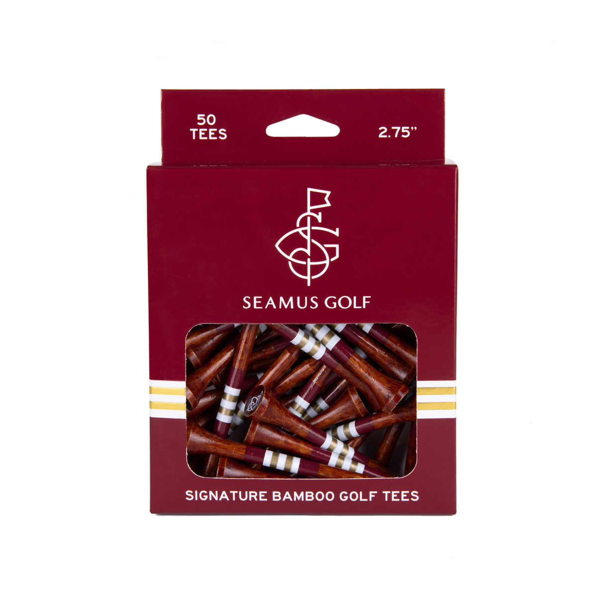 Western Birch CO Bamboo Golf Tees | Seamus Golf | 1