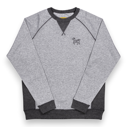 Seamus x Field Day Hynds Raglan Crew - Light Grey