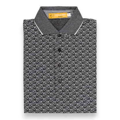 Seamus x Field Day Goat All Over Polo - Grey