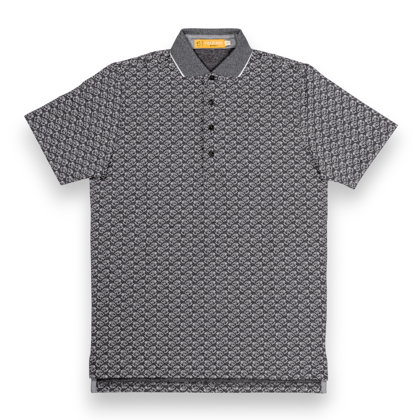 Seamus x Field Day Goat All Over Polo - Grey