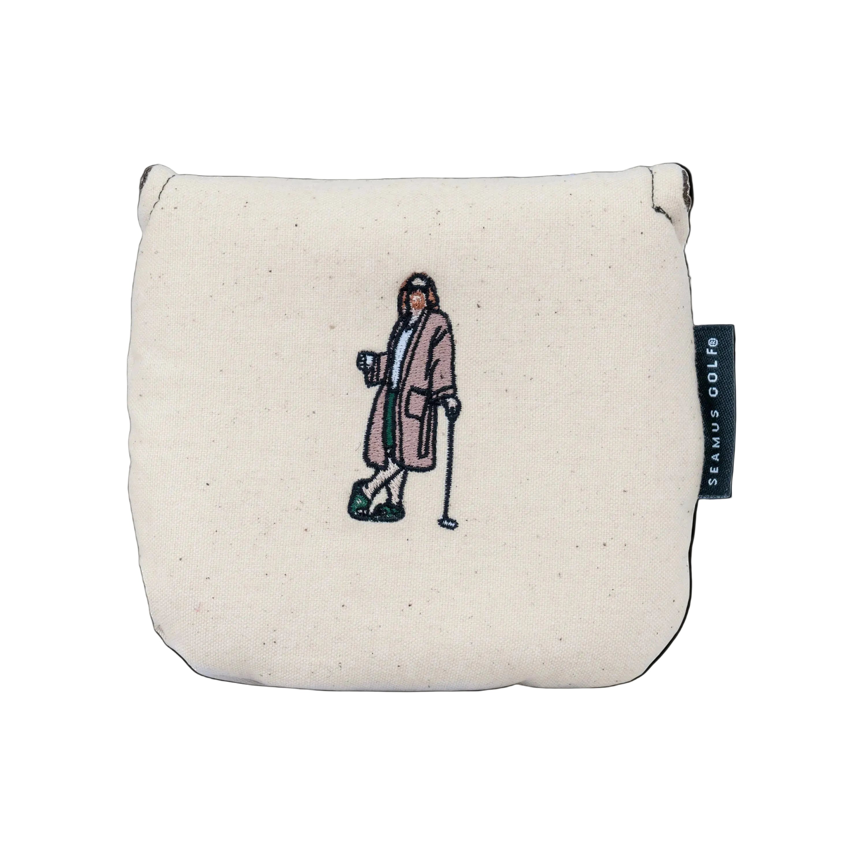 The Dude Canvas Golf Mallet Putter Cover | Seamus Golf | Front