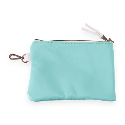 Tiffany Blue Zippered Pouch