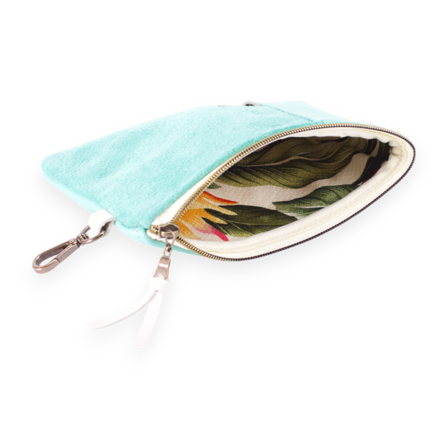 Tiffany Blue Zippered Pouch