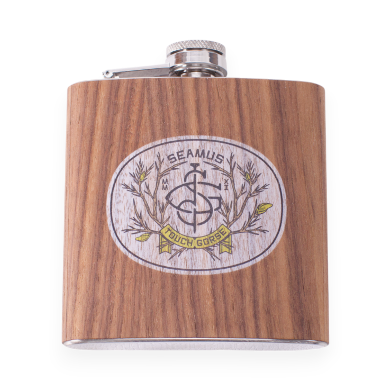 Touch Gorse | 6oz Stainless Steel Hip Flask