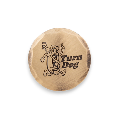 Hand Forged® Turn Dog Ball Mark - Bronze