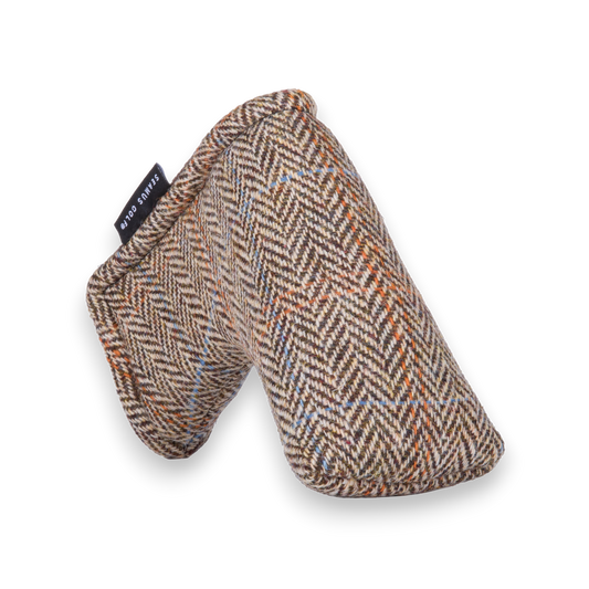 Harris Tweed Glen Plaid Putter Covers