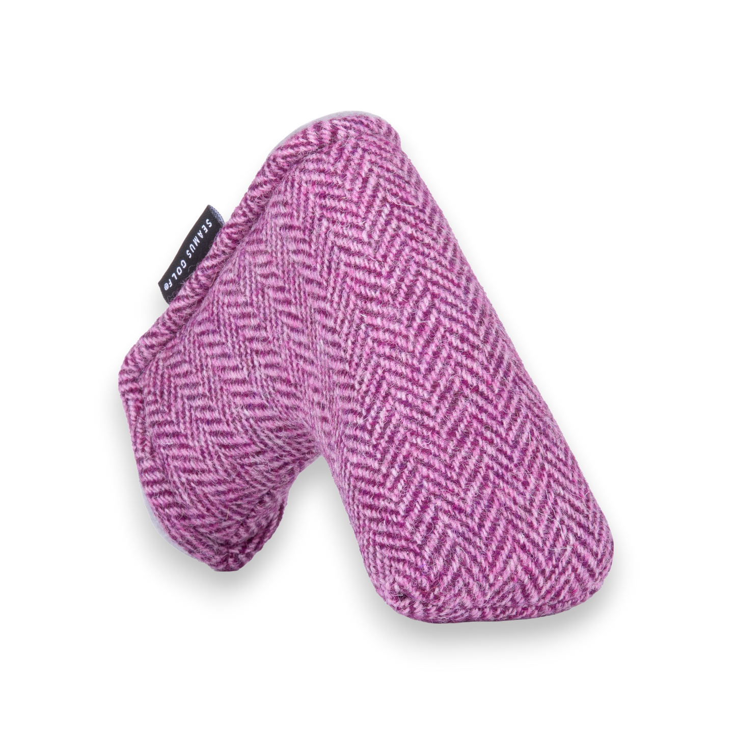 Pink Harris Tweed Blade Putter Cover
