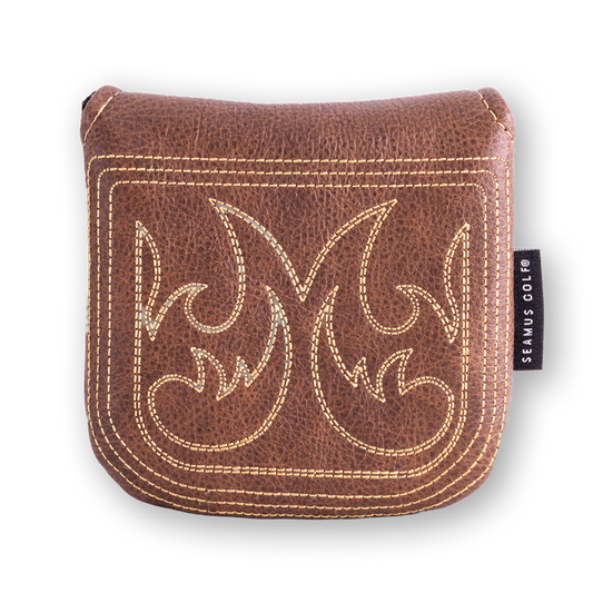 Whiskey Outlaw Cowboy Boot Center Shafted Mallet Putter Cover
