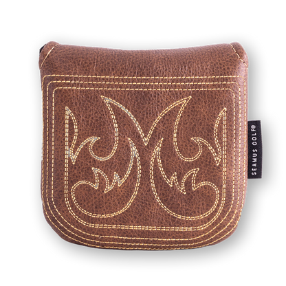 Whiskey Outlaw Cowboy Boot Heel Shafted Putter Cover