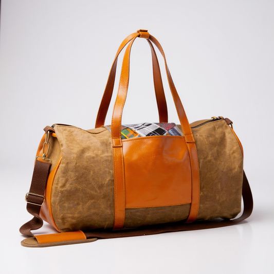 Tartan Patchwork Duffel Bag