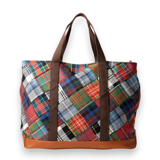 Tartan Patchwork Carry All Tote