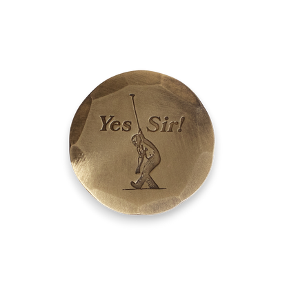 Hand Forged® Jack Nicklaus "Yes Sir!" Ball Mark - Bronze