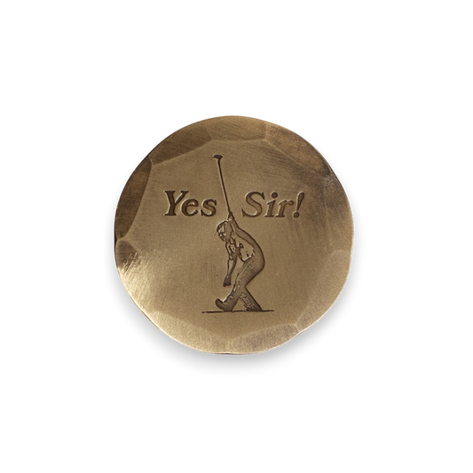 Hand Forged® Jack Nicklaus "Yes Sir!" Ball Mark - Bronze