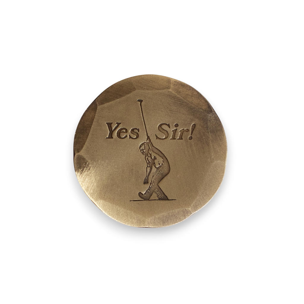 Hand Forged® Jack Nicklaus "Yes Sir!" Ball Marker - Bronze