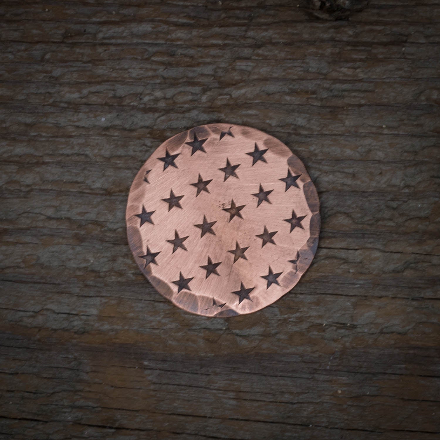 Hand Forged® Stars + Stripes Ball Marker - Copper