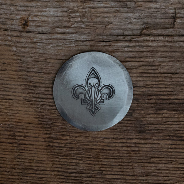 Hand Forged® New Orleans Pelicans Ball Mark - Nickel