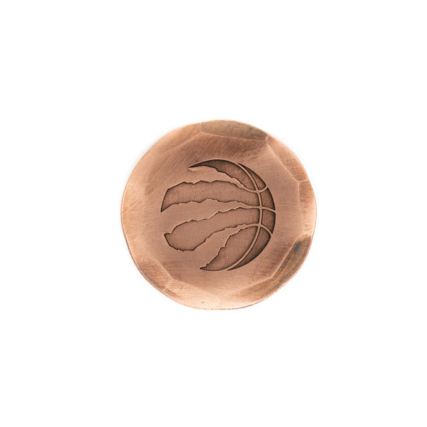 Hand Forged® Toronto Raptors Ball Mark - Copper
