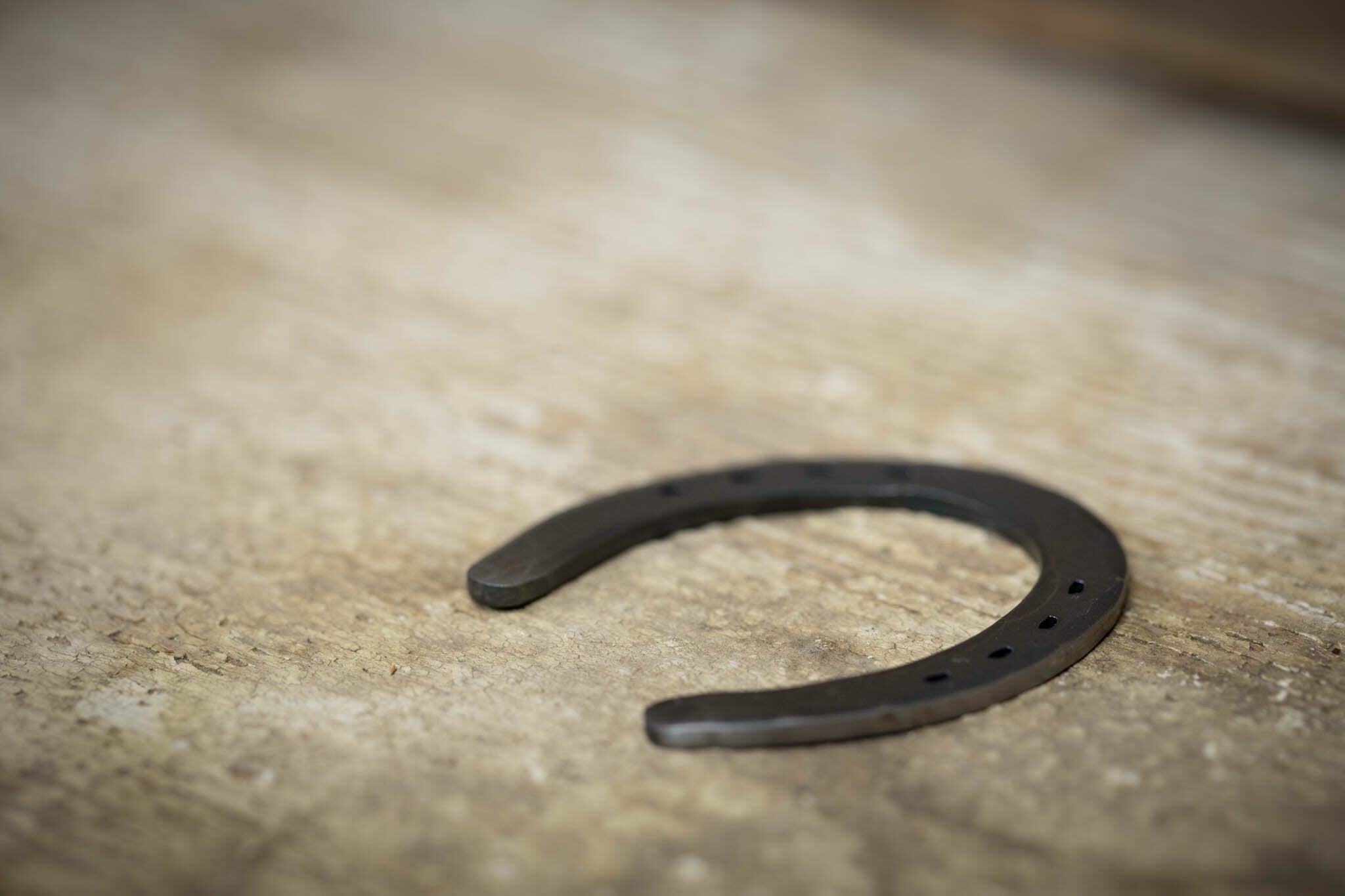 Hand Forge Steel Lucky Horseshoe Golf Ball Marker | Seamus Golf | 3