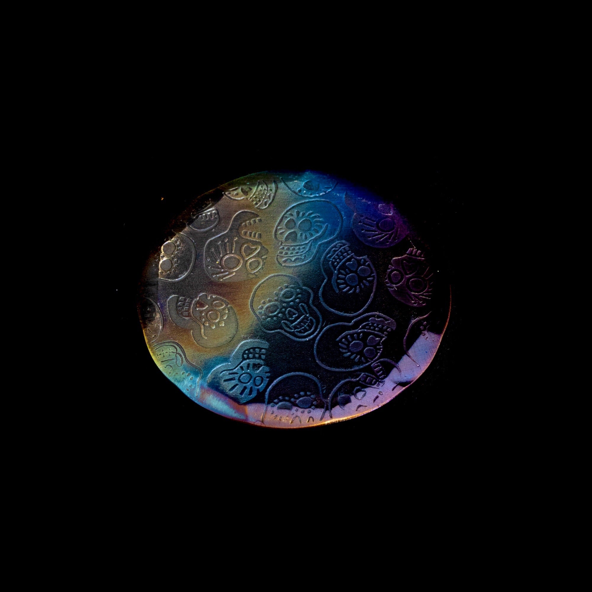 Hand Forged® Pendleton® Sugar Skulls Ball Marker - Oil Can